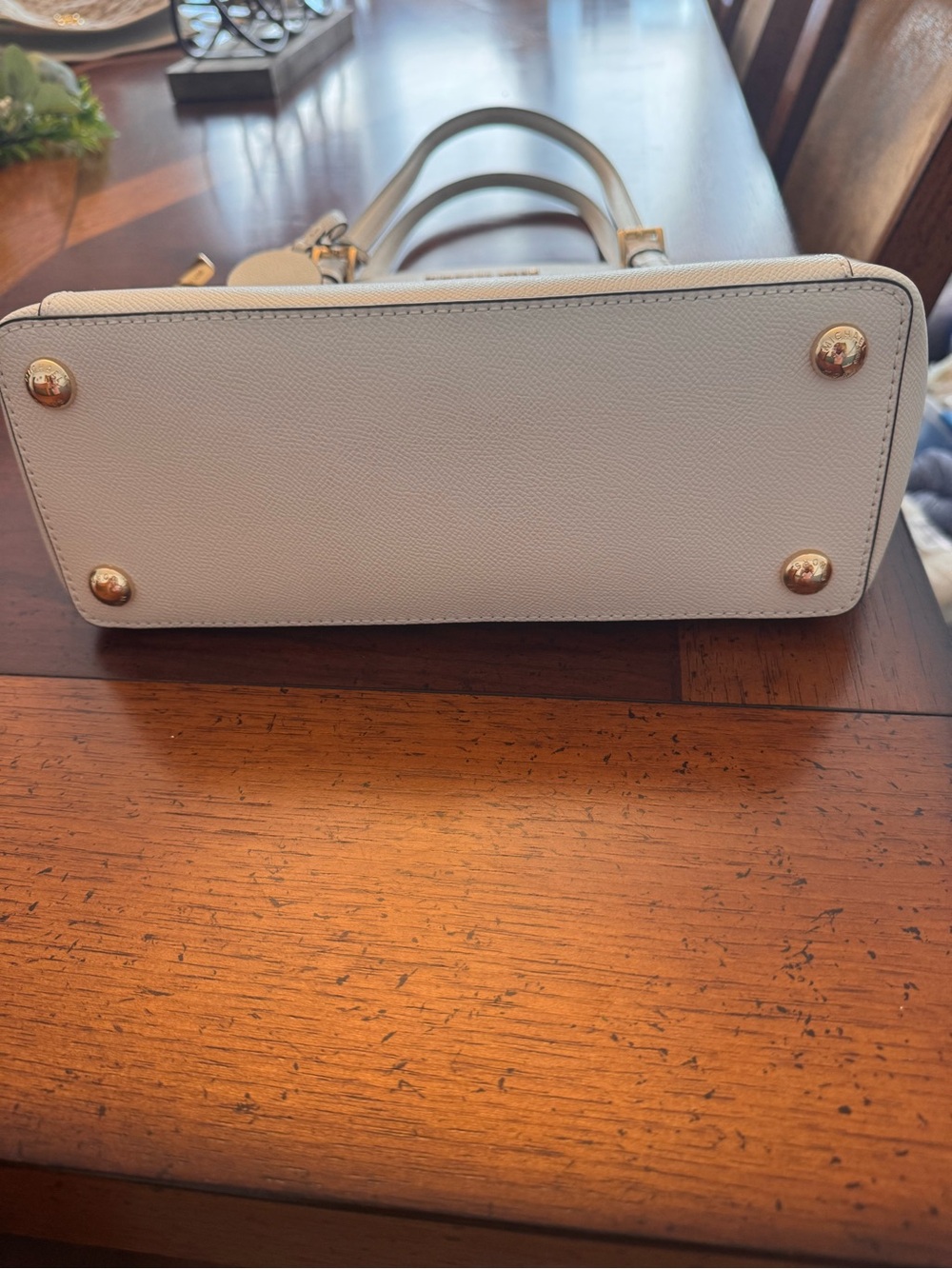 Michael Kors Jet Set Tote in Optic White - Picture 6 of 11